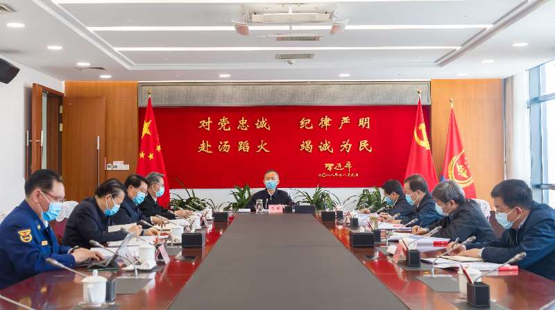 老骚逼裸舞黄明在应急管理部党委会上强调 着力加强党委班子自...